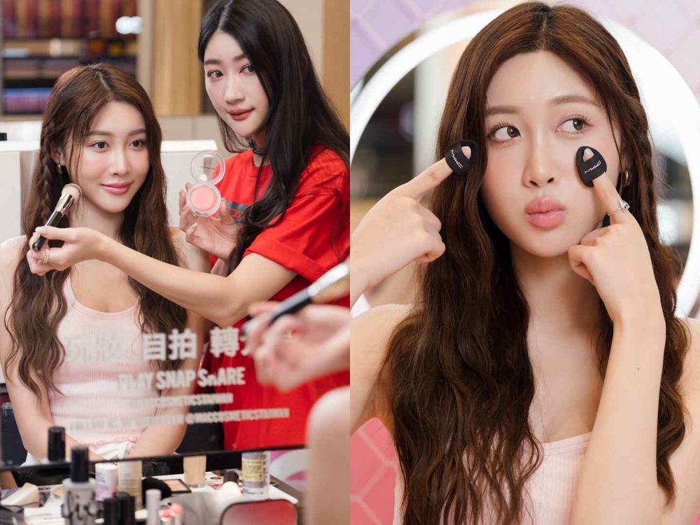 網美必去INS風打卡點！M‧A‧C「QQ 水樂園」巡迴中，巨型抱抱熊Q寶、預約試妝就送手指粉撲，還有DIY熊熊吊飾！-7