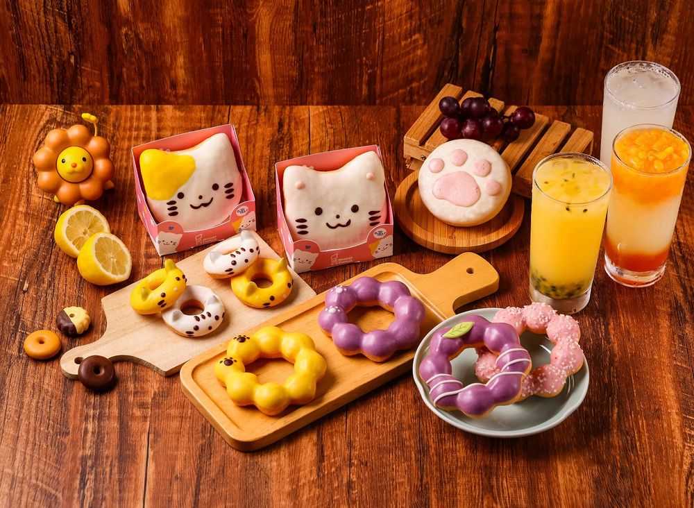 貓奴快衝！Mister Donut新品「貓咪系列甜甜圈」買五送二！貓肉球巧貝、貓掌波堤Q到捨不得吃！-2