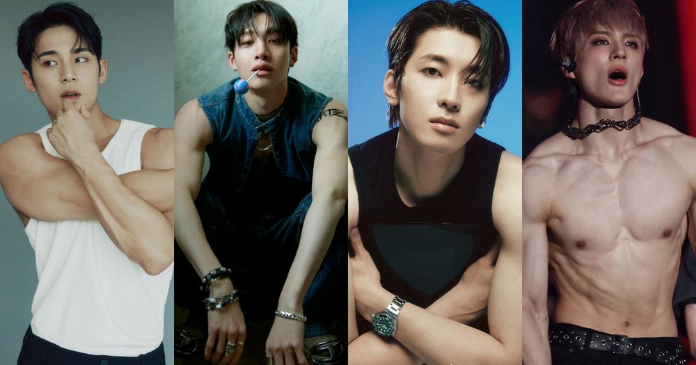 韓國6位「愛豆界金鋼狼」男偶像！珉奎、圓佑肩膀寬到嚇人，方燦厚實胸肌好想躺看看！-18