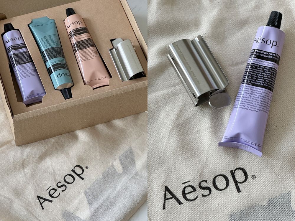 Aesop薰衣草紫管「厄勒俄斯芳香護手霜」店內默默熱賣中，柔潤質地＋木質草本香調、一抹秒愛上！-12