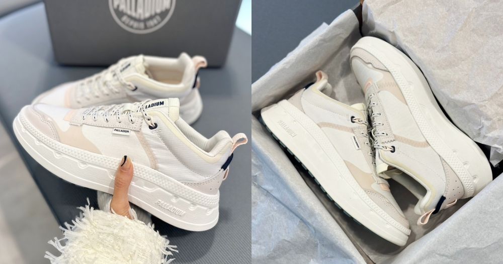 穿上腳超細！PALLADIUM櫻花粉厚底球鞋一開賣就被問爆、嬌小女生必收！-9