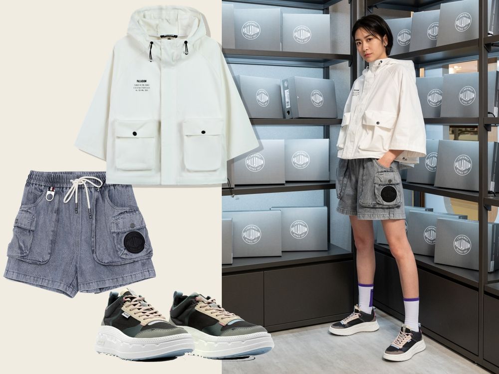 穿上腳超細！PALLADIUM櫻花粉厚底球鞋一開賣就被問爆、嬌小女生必收！-6