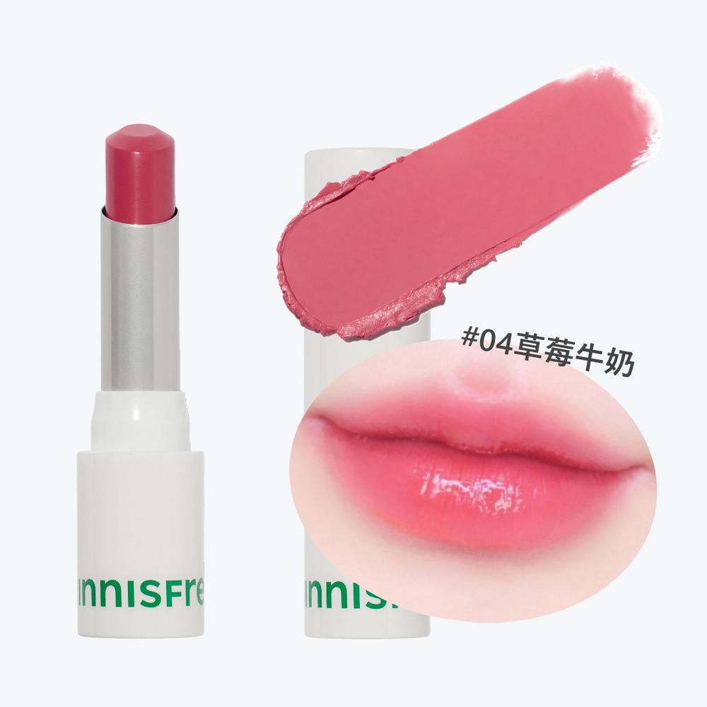 張員瑛糖葫蘆唇同款找到了！innisfree全新 「晨露光透水感唇膏」一抹上唇、愛豆水潤豐唇立刻完成！-7