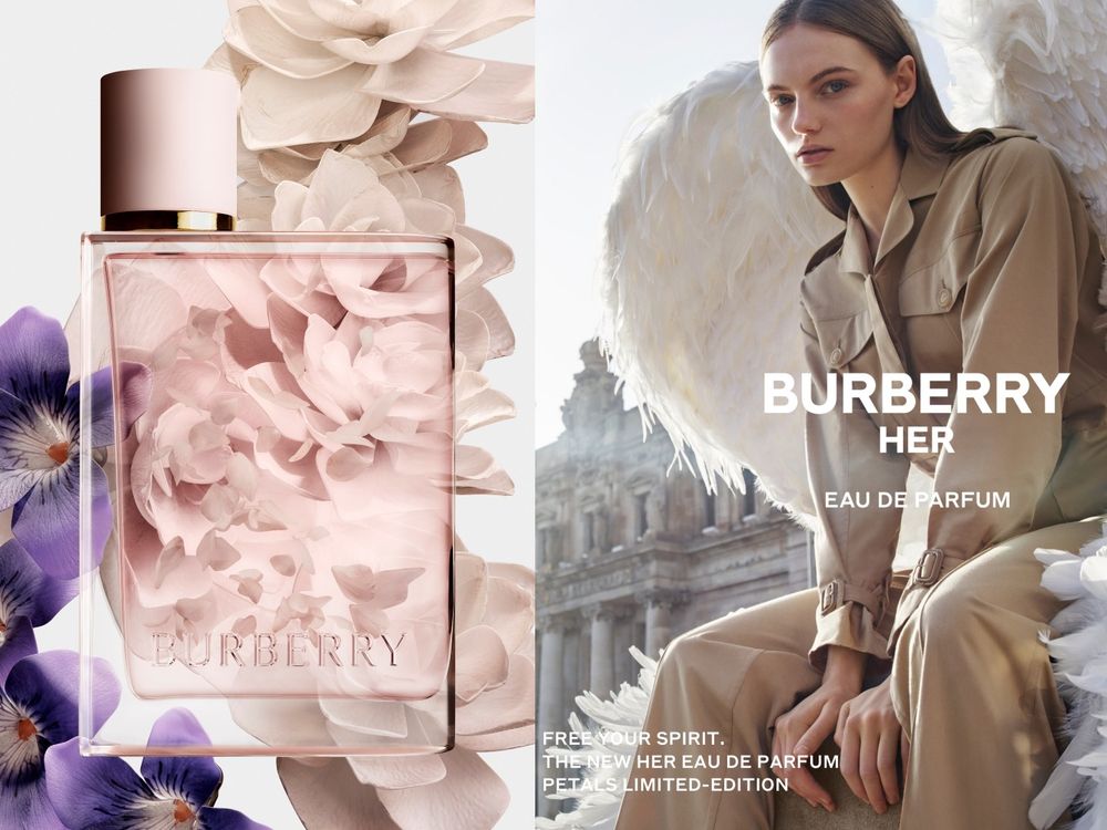 Bright無法抗拒的魅力香！Burberry「HER淡香精」最新限量版，莓果琥珀香、玻璃瓶中還看得到飄散的花瓣！-3