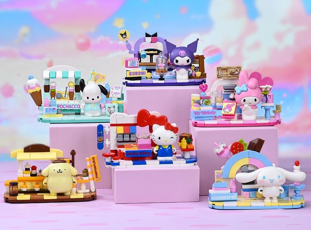 酷洛米自己開麵包店啦！超Q「三麗鷗餐館」公仔組6款人氣角色7-11就有賣！-2