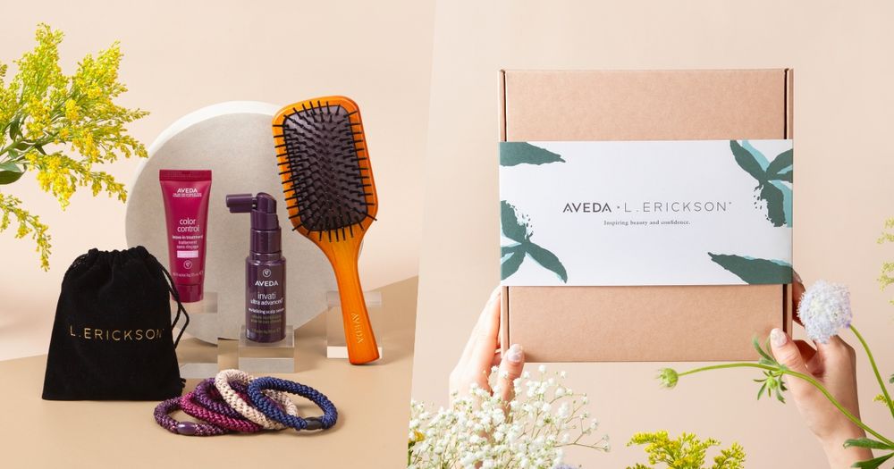 髮圈界愛馬仕L.ERICKSON「AVEDA聯名禮盒」櫻花夢幻色系超美！-1