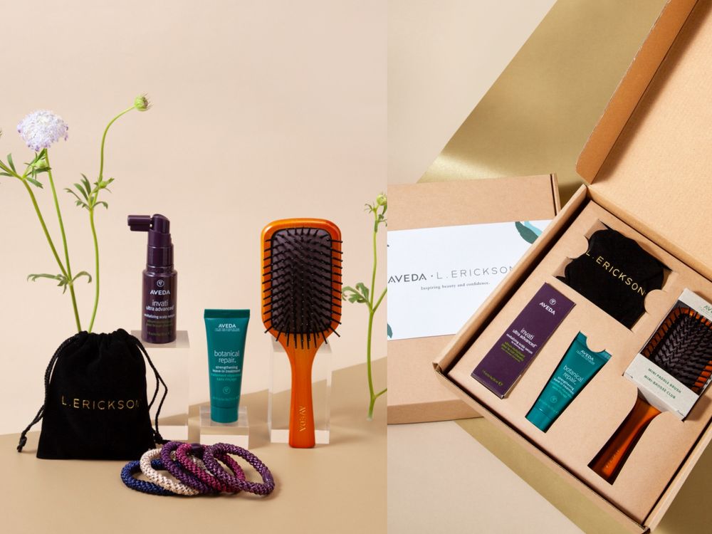 髮圈界愛馬仕L.ERICKSON「AVEDA聯名禮盒」櫻花夢幻色系超美！-7