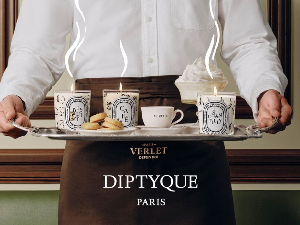 diptyque美食調香氛蠟燭上市！攜手VERLET咖啡館推出，咖啡、鮮奶油、餅乾、糖漬果乾香，甜蜜精緻一次到位！-7