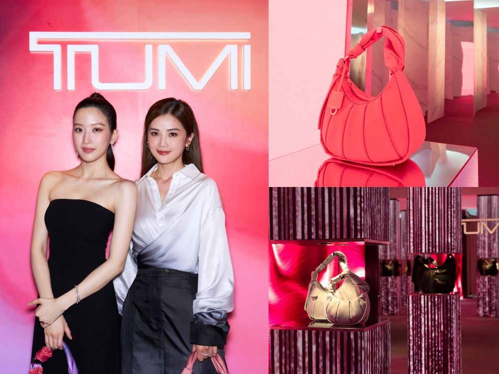 女神降臨文佳瑛成TUMI品牌大使！超美櫻花粉行李箱、半月包想一起帶回家！-6