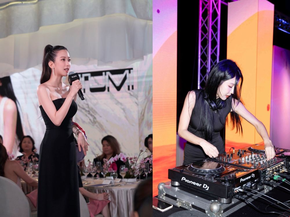 女神降臨文佳瑛成TUMI品牌大使！超美櫻花粉行李箱、半月包想一起帶回家！-7