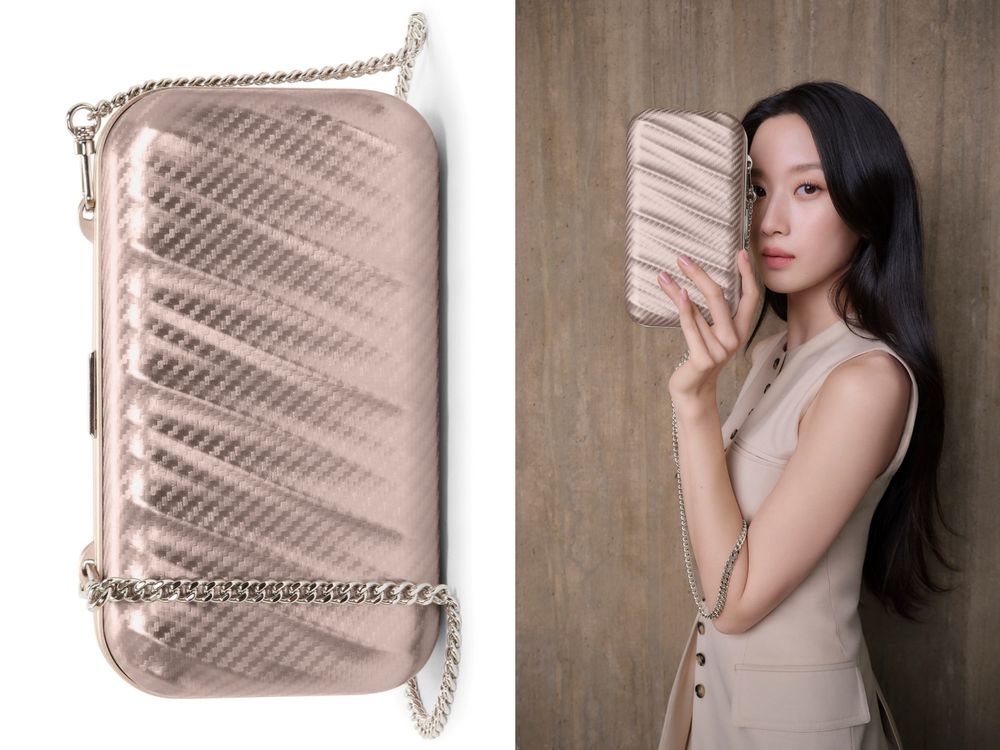 女神降臨文佳瑛成TUMI品牌大使！超美櫻花粉行李箱、半月包想一起帶回家！-8
