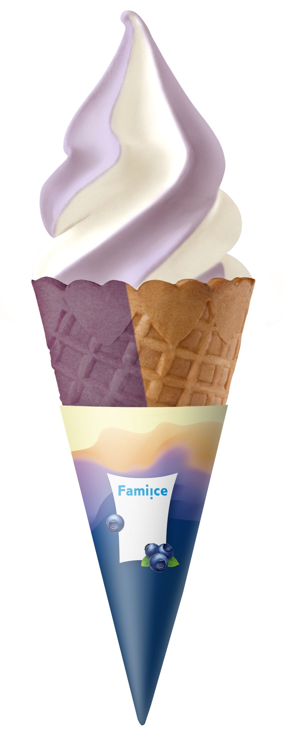 4月全家霜淇淋「山丘藍台灣藍莓」新口味超好吃！「這天開始」第二支10元快衝吃冰啦！-5