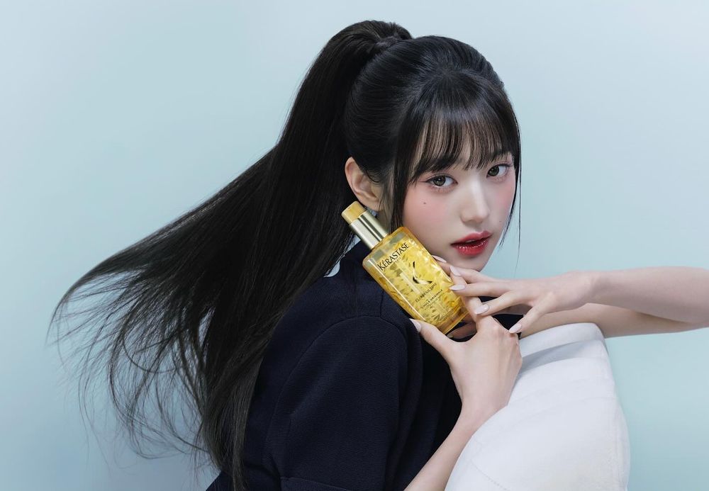 張員瑛擔任卡詩全新品牌大使！首推Kérastase巴黎卡詩「金緻柔馭露」是她頭髮柔滑閃亮如絲緞的秘訣！-6