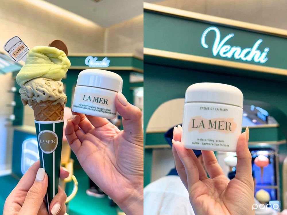 貴婦乳霜、巧克力天花板強強聯手！La Mer、Venchi把經典乳霜化身冰淇淋，全球限定口味只有這裡有！-4