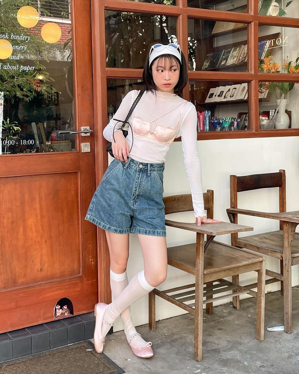 5招韓妞親授「芭蕾舞鞋」韓風細腿穿搭公式！第三招回頭率100%！-8