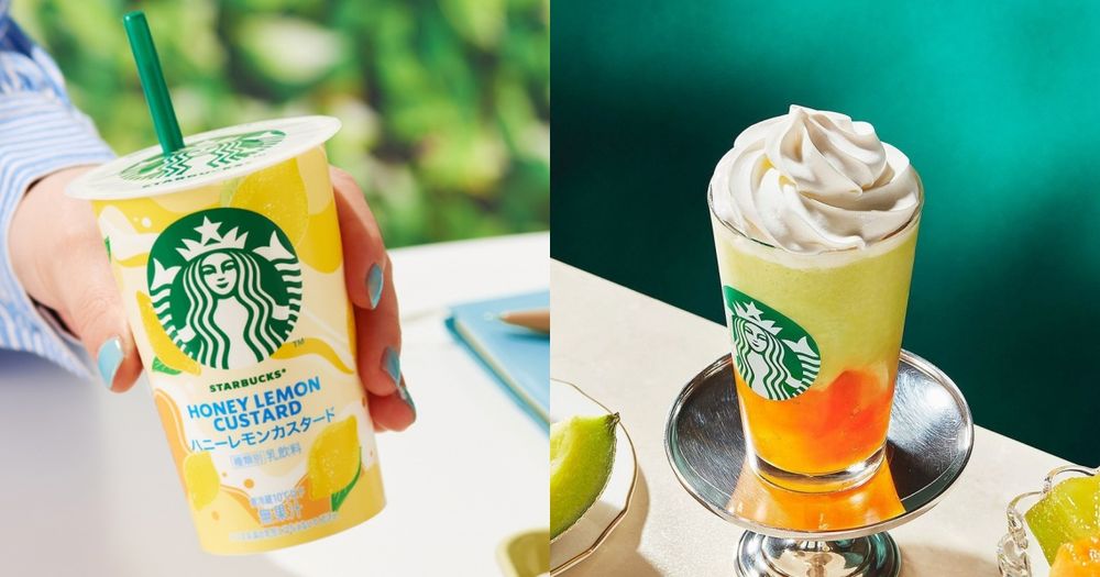 2024夏天去日本玩必喝！日本星巴克「哈密瓜星冰樂、蜂蜜檸檬奶凍」這天開賣！-1
