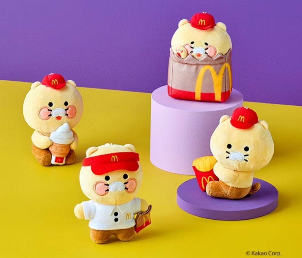 韓國麥當勞×Kakao Friends春植聯名還沒完！再推「蛋捲冰淇淋春植」等四款萌炸玩偶！-6