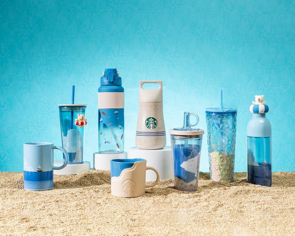 夏天來了！2024星巴克夏季限定「游泳小熊冷水杯」可愛炸、芒果番石榴星冰樂夏天必喝！-2