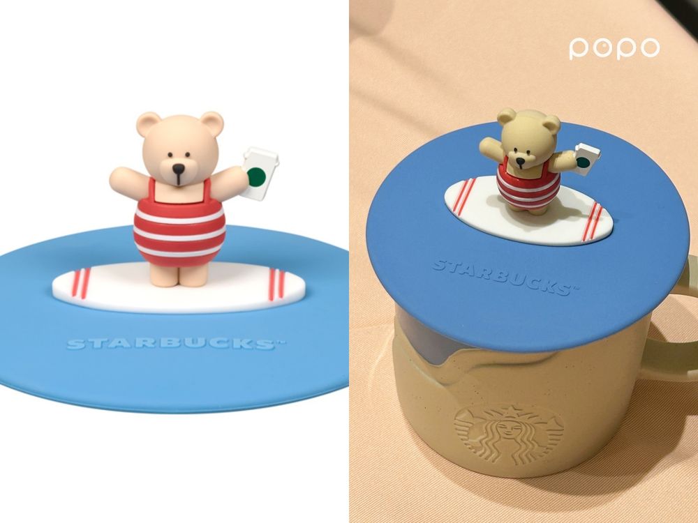 夏天來了！2024星巴克夏季限定「游泳小熊冷水杯」可愛炸、芒果番石榴星冰樂夏天必喝！-5