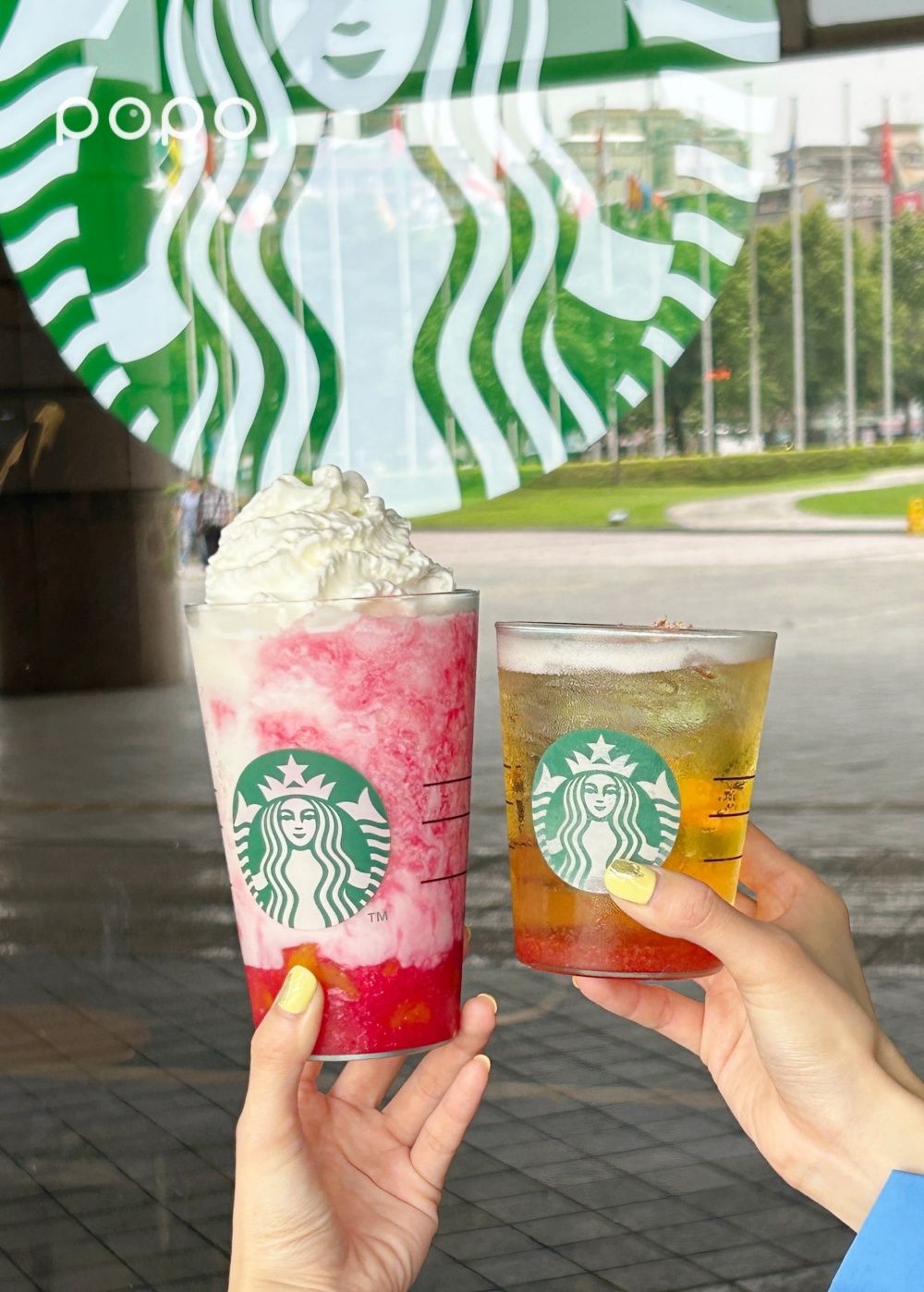 夏天來了！2024星巴克夏季限定「游泳小熊冷水杯」可愛炸、芒果番石榴星冰樂夏天必喝！-8