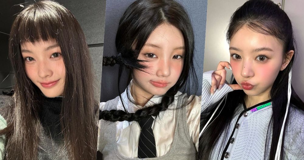 NewJeans高顏值師妹團！ILLIT私下最萌「韓系綁髮」造型推薦，全韓國少女都這樣綁！-1