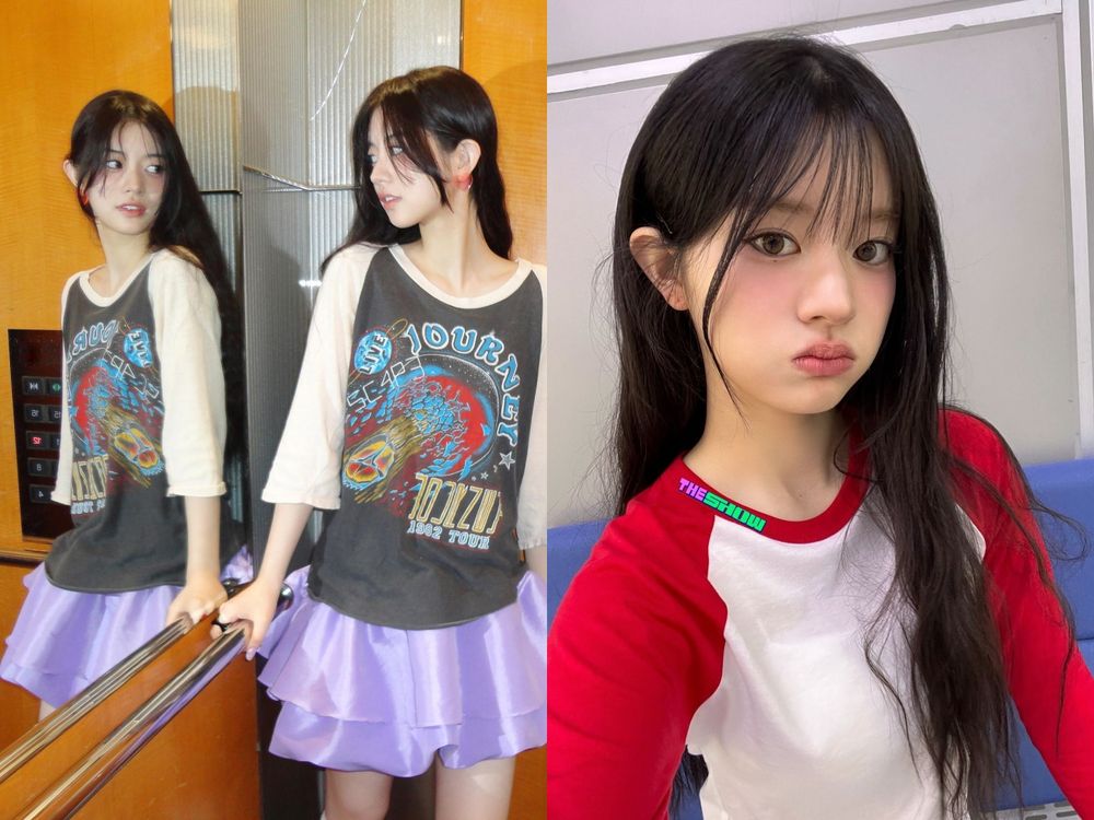 NewJeans高顏值師妹團！ILLIT私下最萌「韓系綁髮」造型推薦，全韓國少女都這樣綁！-4