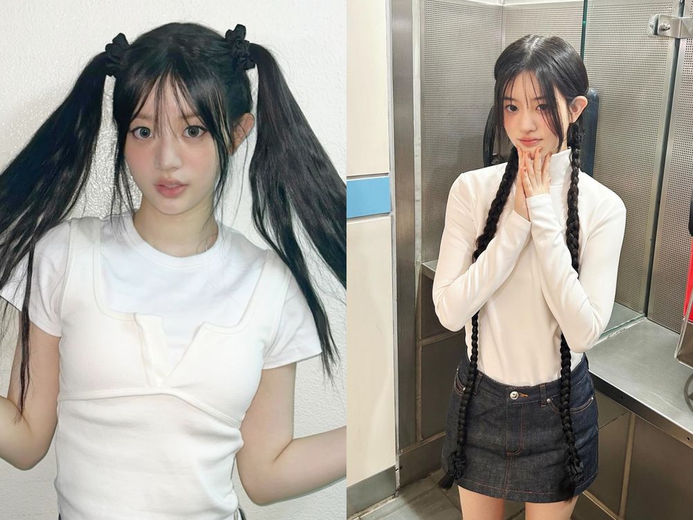 NewJeans高顏值師妹團！ILLIT私下最萌「韓系綁髮」造型推薦，全韓國少女都這樣綁！-5
