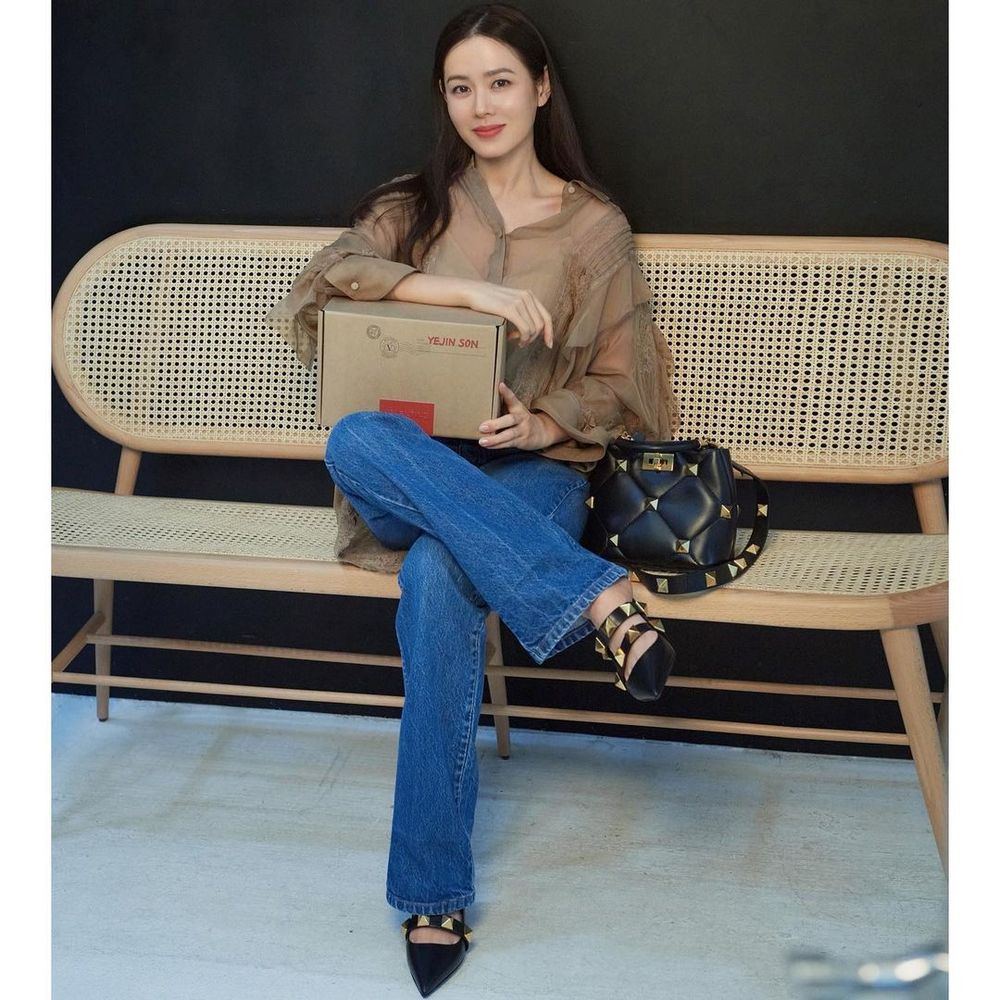 孫藝珍來台灣！42歲「孫仙」有料好身材私服大公開！玄彬真的好幸福啊！-2