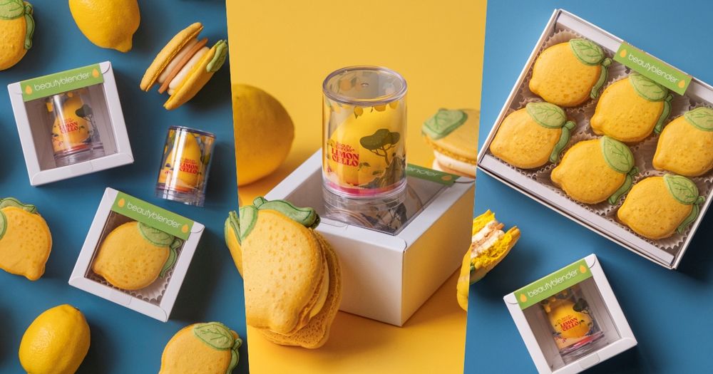 beautyblender全新限定「甜檸檬」美妝蛋上市！風格美學甜點EDDY FOODY獨家驚喜限量聯名檸檬馬卡龍！-7
