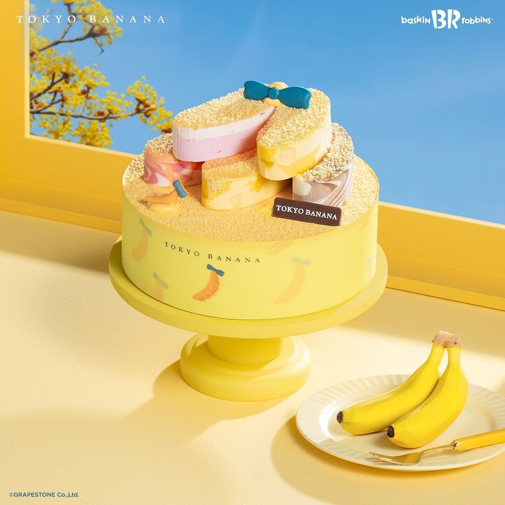 要去韓國快看！韓妞也愛31冰淇淋×東京芭娜娜「香蕉牛奶蛋糕冰淇淋」等五款新品香蕉控必吃！-5