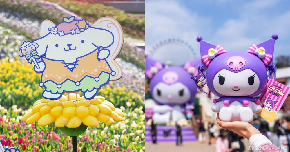 韓國愛寶樂園限時「三麗鷗園區」！布丁狗花圃、酷洛米爆米花桶...必買必拍亮點一次看！-1
