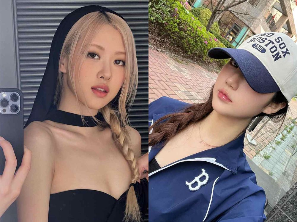 帽子搭髮型超顯小臉！子瑜小臉帽子編髮、Minnie、宮協咲良都愛雙麻花辮，張員瑛這樣綁超出片！-4