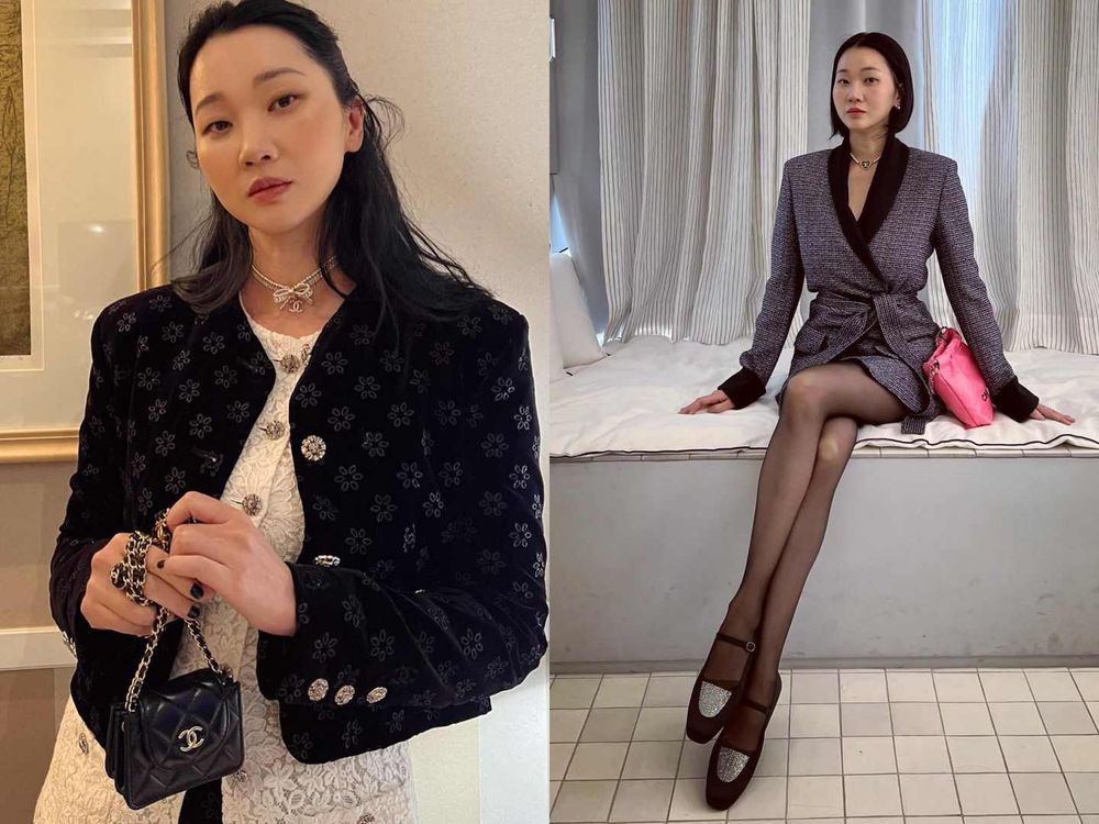 人間香奈兒韓星盤點！Jennie透膚黑紗性感上陣、金所炫根本財閥富家千金風！-16