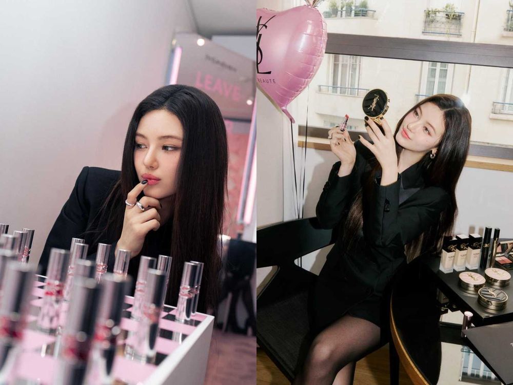 他們都是YSL寵兒！Danielle、Karina高級臉美到不科學，Rosé全網認證「人間YSL」！-4