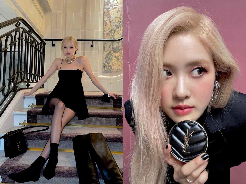 他們都是YSL寵兒！Danielle、Karina高級臉美到不科學，Rosé全網認證「人間YSL」！-3