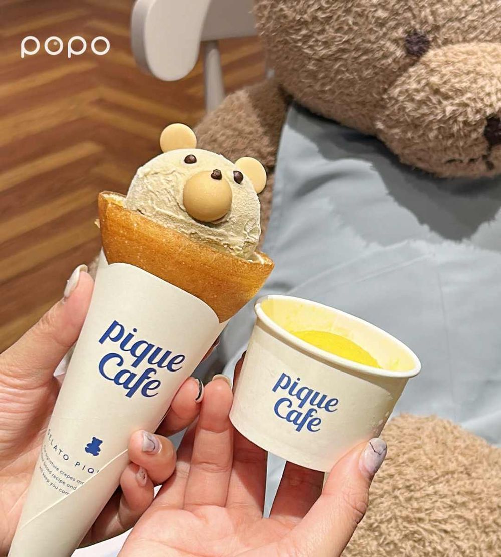 蜷尾家在台中開咖啡廳？！聯手Gelato Pique Café推小熊可麗餅、必吃法式薄餅，3亮點一次看！-10