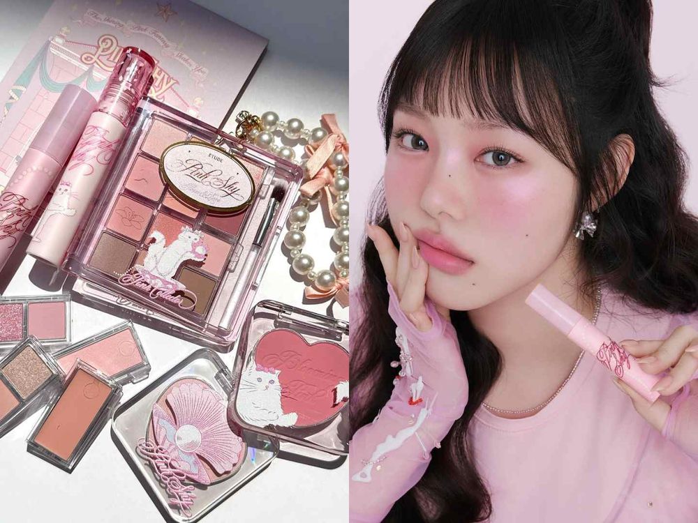 Jennie、IU都愛這牌！ETUDE、BLOOMINGTALE夢幻聯名彩妝，雪白貓咪、珍珠蝴蝶結，少女心立刻噴發！-12