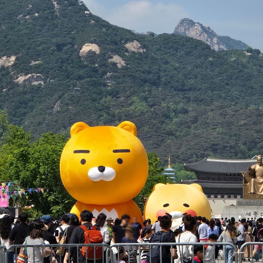 最近在首爾的人快看！巨型萊恩、春植限時6天「在這」現身！還能免費拿超萌小卡拍照！-3