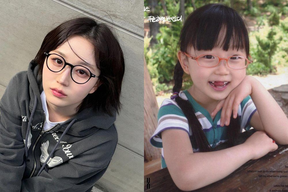 韓網熱議8位KPOP偶像童年照！TXT秀彬從小帥到大，(G)I-DLE薇娟最強「母胎美女」-4