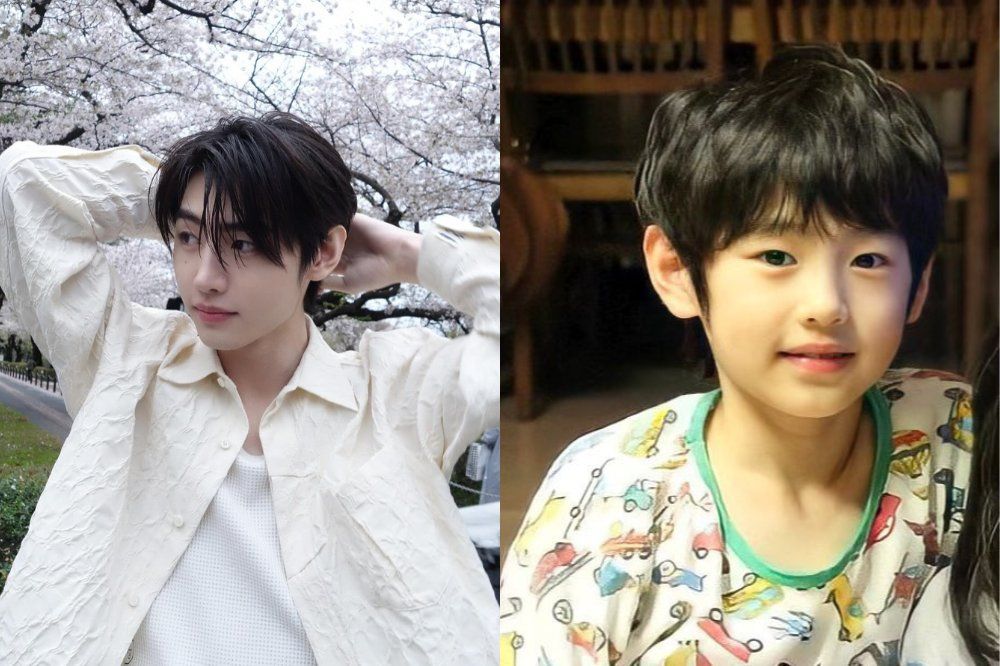 韓網熱議8位KPOP偶像童年照！TXT秀彬從小帥到大，(G)I-DLE薇娟最強「母胎美女」-5