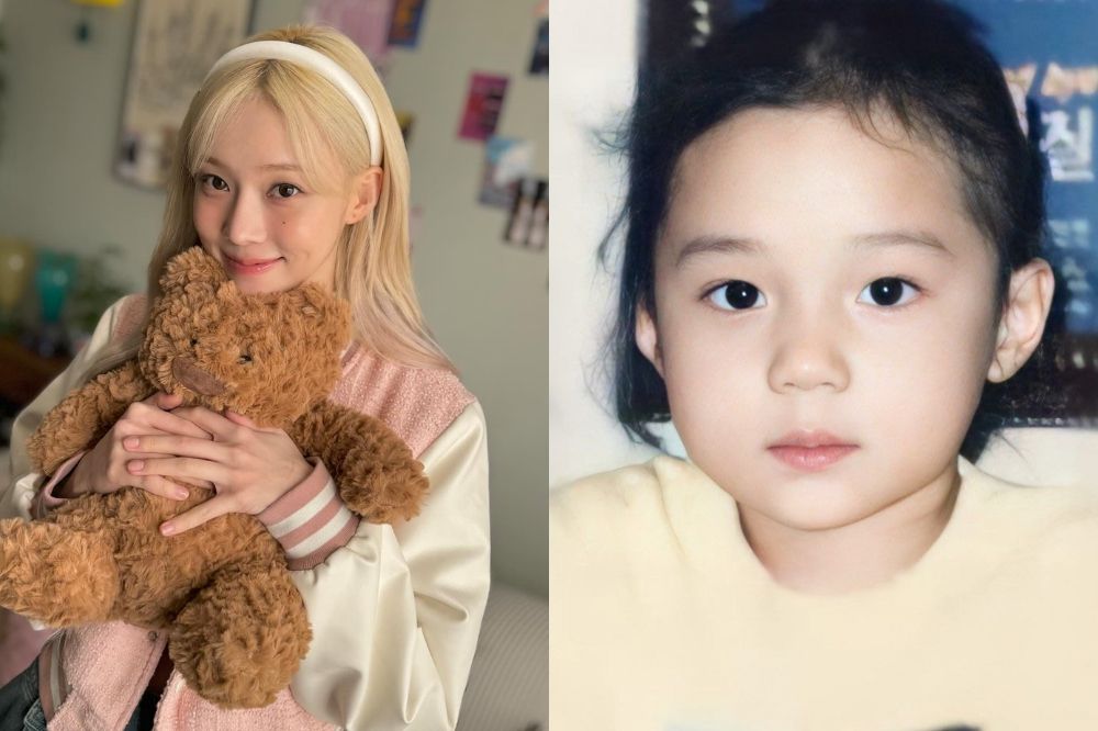 韓網熱議8位KPOP偶像童年照！TXT秀彬從小帥到大，(G)I-DLE薇娟最強「母胎美女」-10