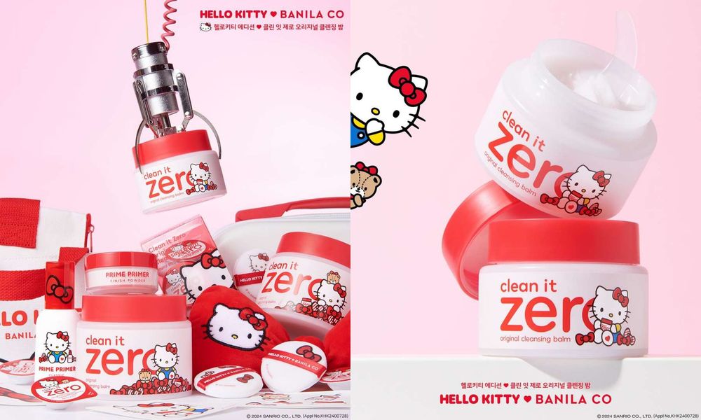 Hello Kitty聯名保養可愛爆棚！SEVENTEEN淨漢最愛Banila.Co卸妝霜，淨透平滑肌全靠「油皮CP」！-7