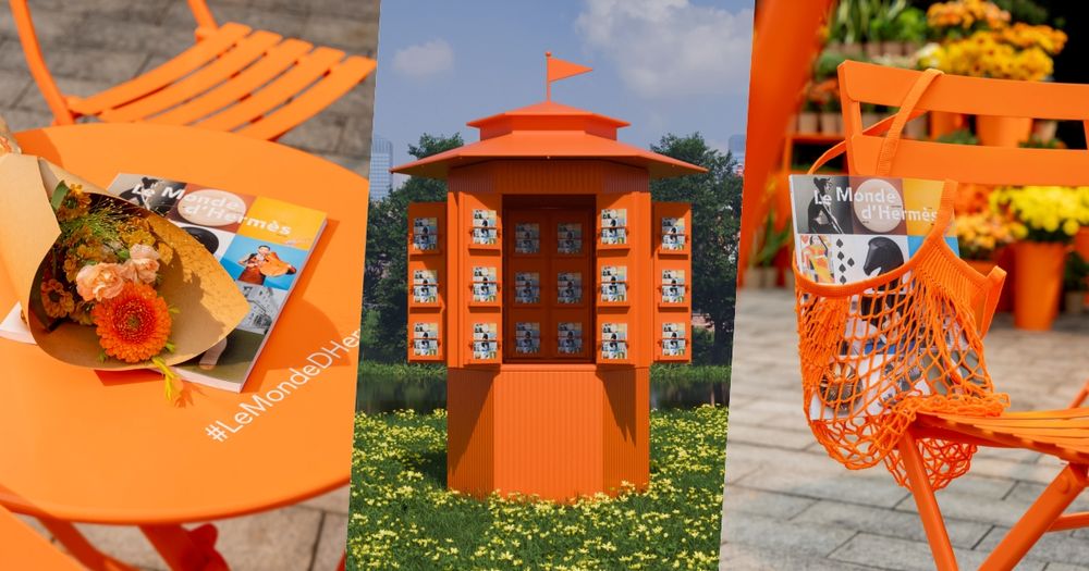 跟Hermès最近的距離！愛馬仕書報亭台北高雄都有！客製花束、雜誌免費帶走，快衝打卡！-11