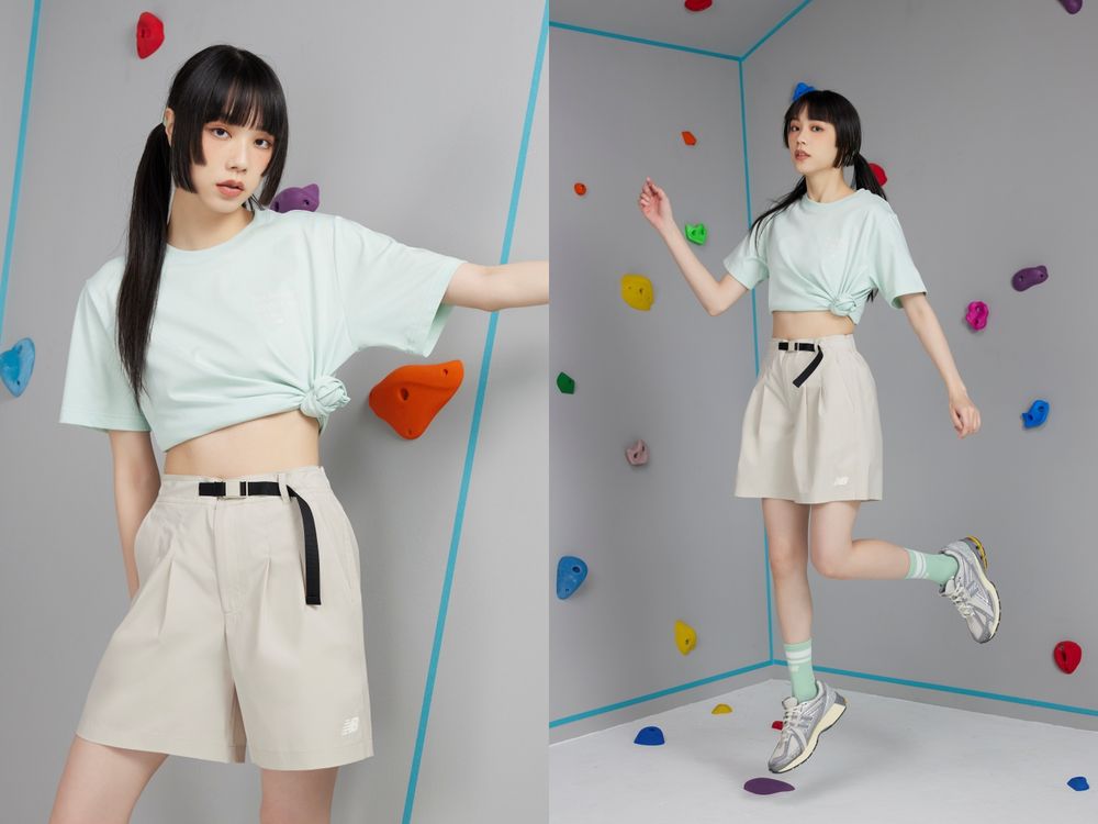 IU穿這樣好可愛！必買同款New Balance 9060+單車褲，一秒變漫畫鉛筆腿！-8