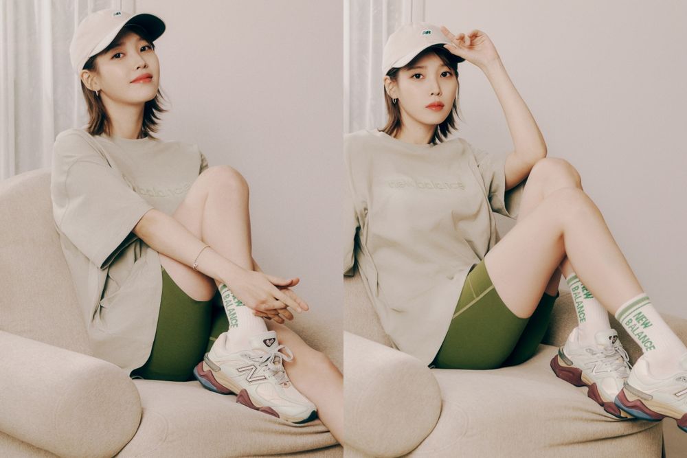IU穿這樣好可愛！必買同款New Balance 9060+單車褲，一秒變漫畫鉛筆腿！-15