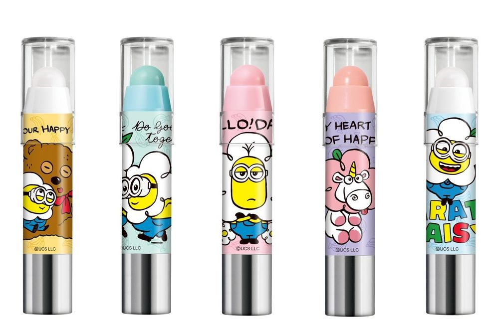 2024秋季限定！REVLON x MINIONS小小兵彩妝聯名，爆賣「去角質唇棒、眼影盤」印上超萌雛菊、提姆熊！-8