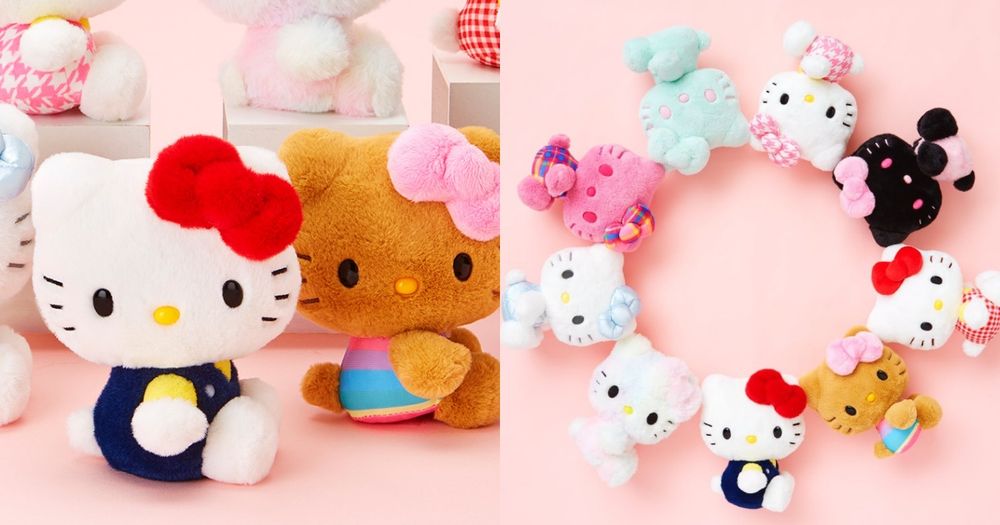 日妞瘋搶Hello Kitty 50週年玩偶這天開賣！24種限定配色「牛奶糖、寶寶粉Kitty」都必收藏！-1