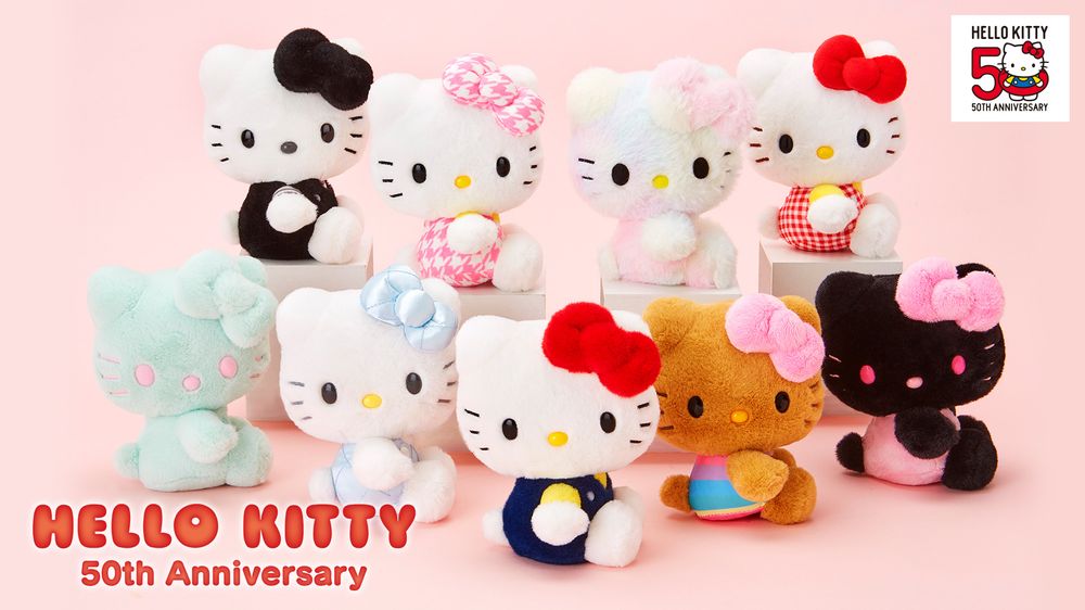 日妞瘋搶Hello Kitty 50週年玩偶這天開賣！24種限定配色「牛奶糖、寶寶粉Kitty」都必收藏！-2