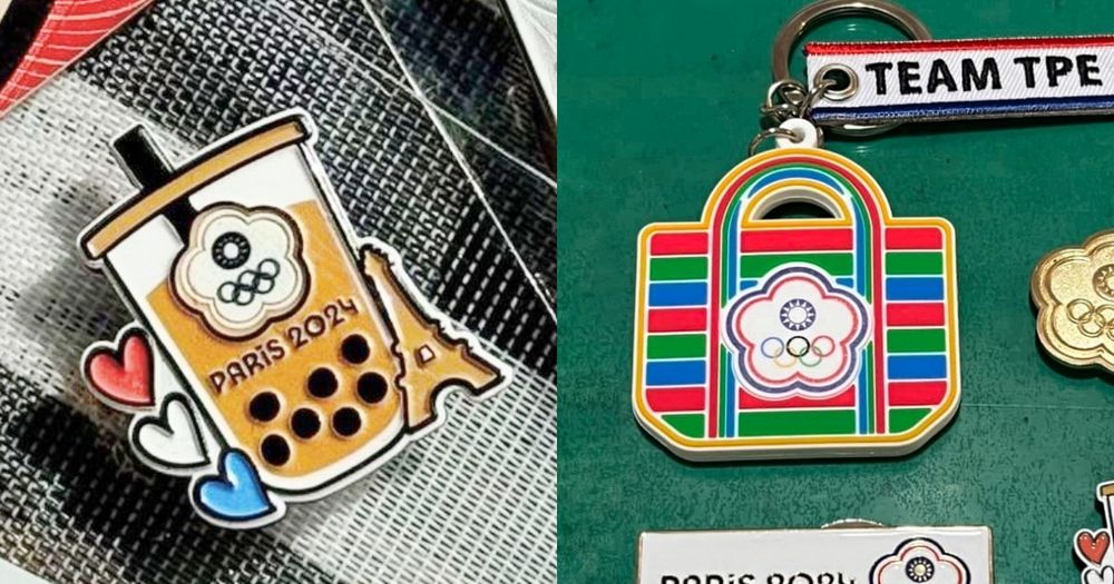 各國選手都搶著要交換！2024巴黎奧運中華隊「珍奶徽章」超可愛！一般人也可以免費獲得！-12