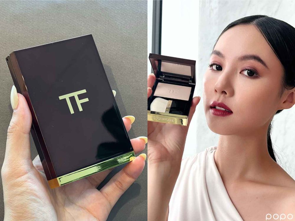 小紅書零負評「粉餅界王家衛」！TOM FORD「神仙柔焦粉餅」，菱格紋精品壓線＋柔軟絲滑觸感，打造霧中帶光濾鏡美肌！-4